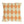 Reversible Orange Harlequin Indoor Outdoor Pillow