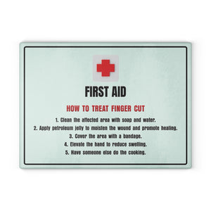 First Aid Funny Kitchen Decor Cutting Board