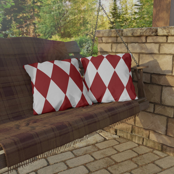 Red & White Diamond Outdoor