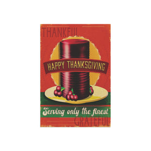 Garden flag with 'Cranberry Sauce Funny Retro Thanksgiving' design