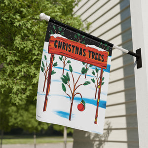 Garden flag with 'Charlie Brown Christmas – Version B' design
