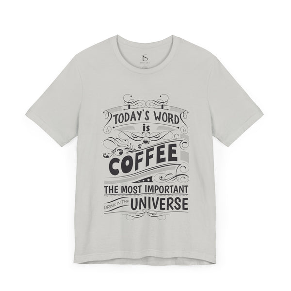 Coffee Typography T-Shirt