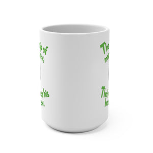 mug with 'Grinch Heart Funny Christmas' graphic on a white background
