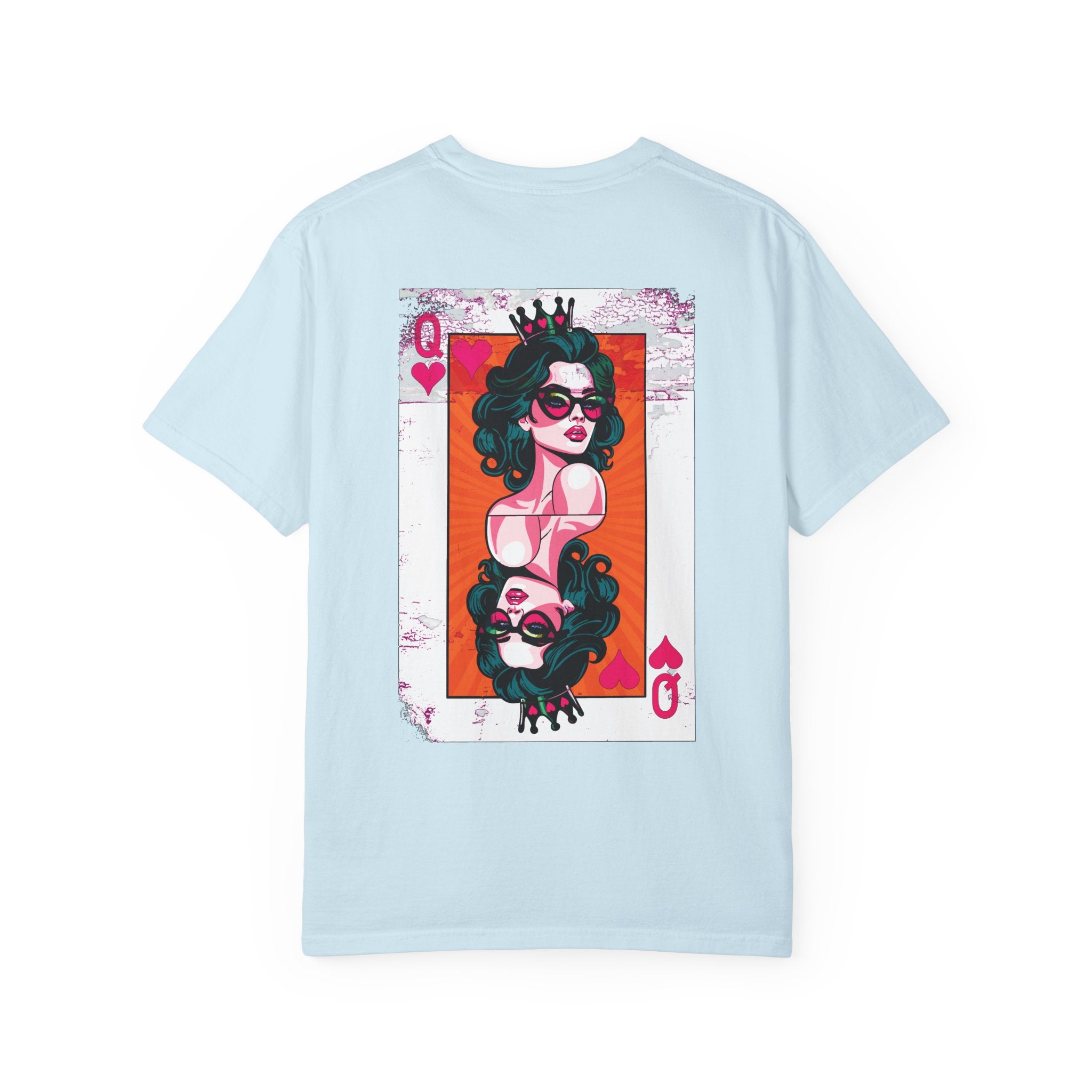 Comfort Colors® Retro Queen of Hearts Vintage Grunge T-Shirt