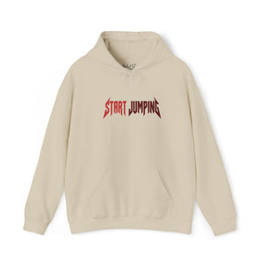 Embroidered Start Jumping VT Football Hoodie