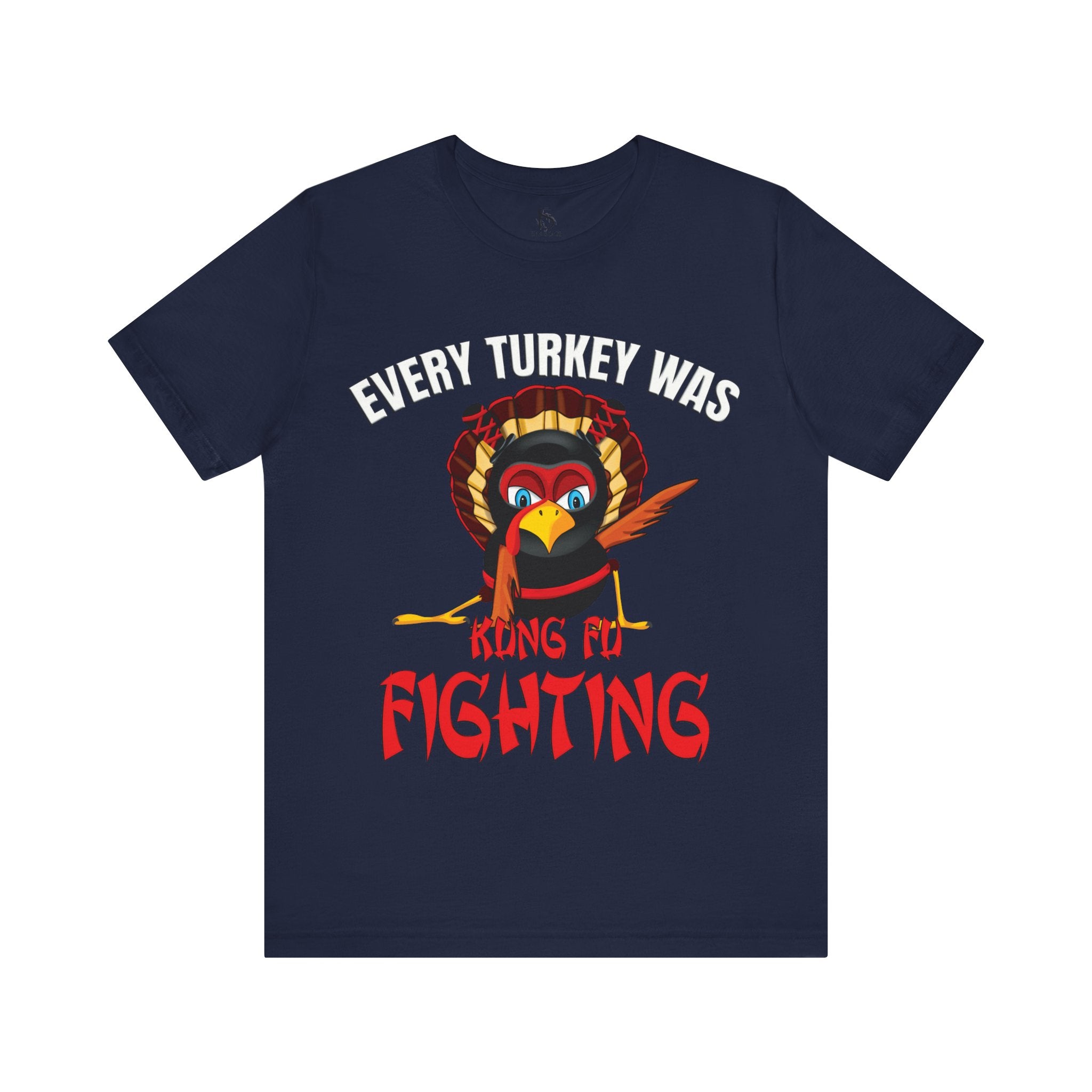 Kung Fu Fighting Turkey 80s Music Funny T-Shirt