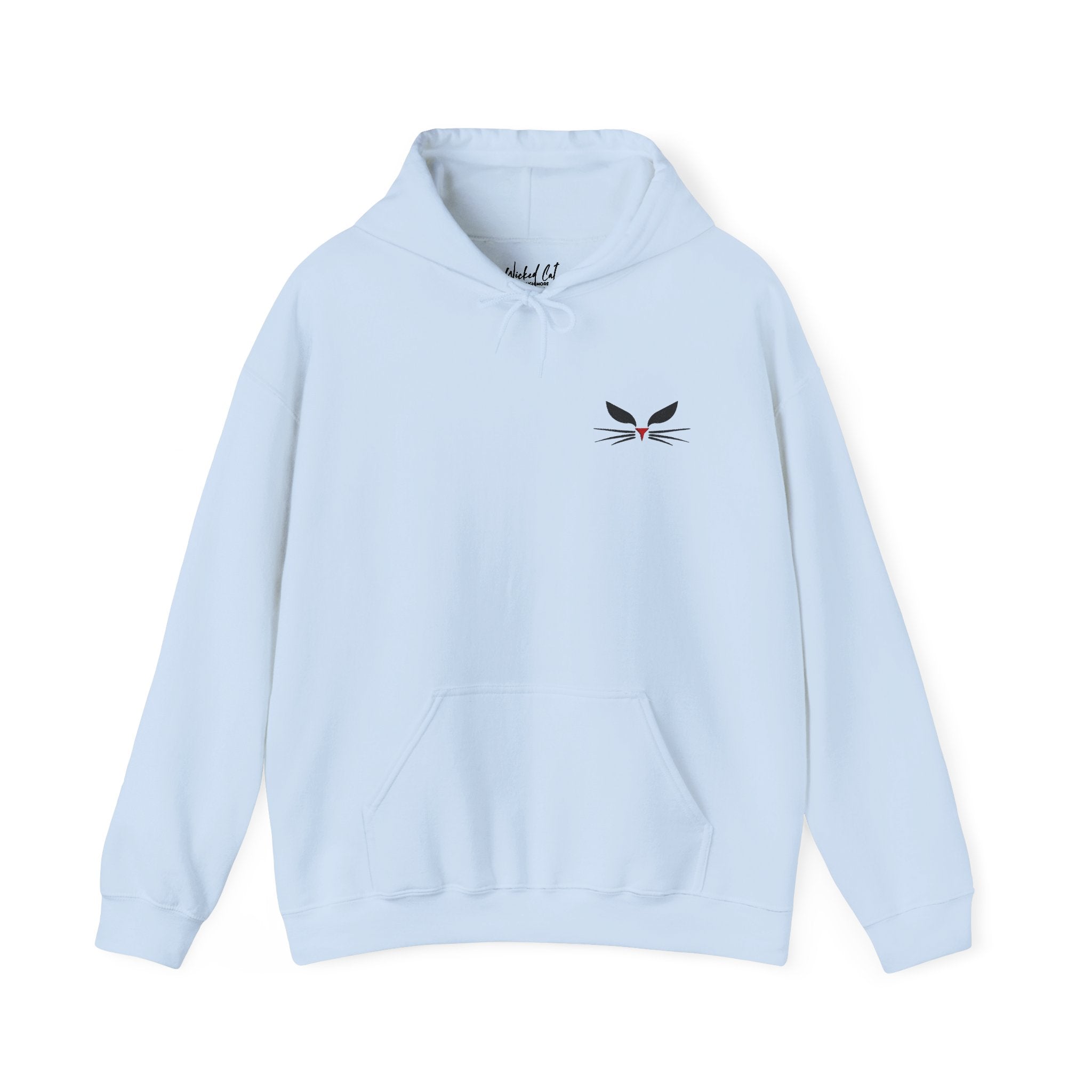 Wicked Cat Embroidered Sweatshirt Hoodie