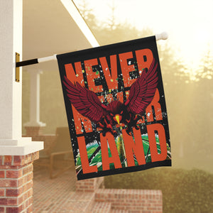 Virginia Tech Hokies Never Never Land Flag Banner