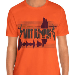 Virginia Tech Metallica Seismograph Chart Start Jumping T-Shirt