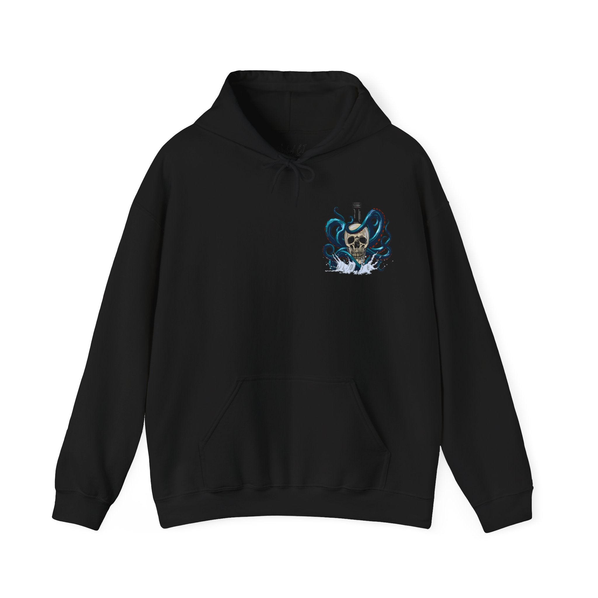 Pirate Sayings Skull Dine as Legends Men's Hoodie