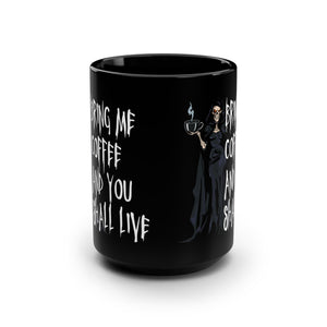 Coffee Lovers Grim Reaper Mug 15oz