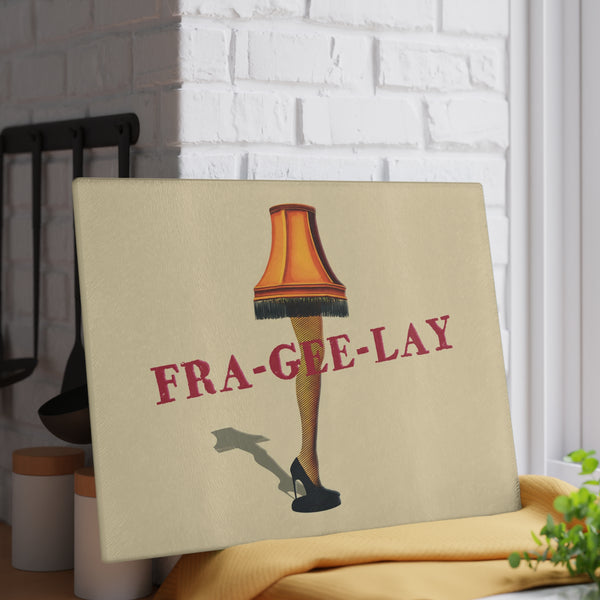 Frageelay Leg Lamp Holiday Cutting Board
