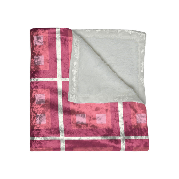 Pastel Pink Berry Decorative Throw Blanket