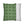 throw pillow with 'Green Geometric Reversible Cover' design