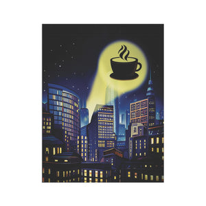 Batman Signal Coffee Lovers Yard Flag