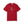 Red t-shirt t-shirt with a ballerina skeleton design on a white background