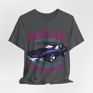 Grim Reaper's Repo Funny Halloween T-Shirt