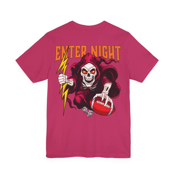 Virginia Tech Football Exit Light Sandman Skeleton T-Shirt