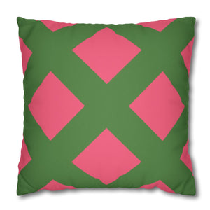 Pink and green decorative throw pillow cover design trends 2025
