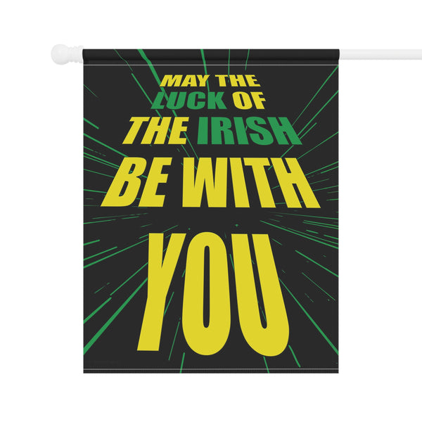 Irish Luck Star Wars Parody Funny Yard Flag