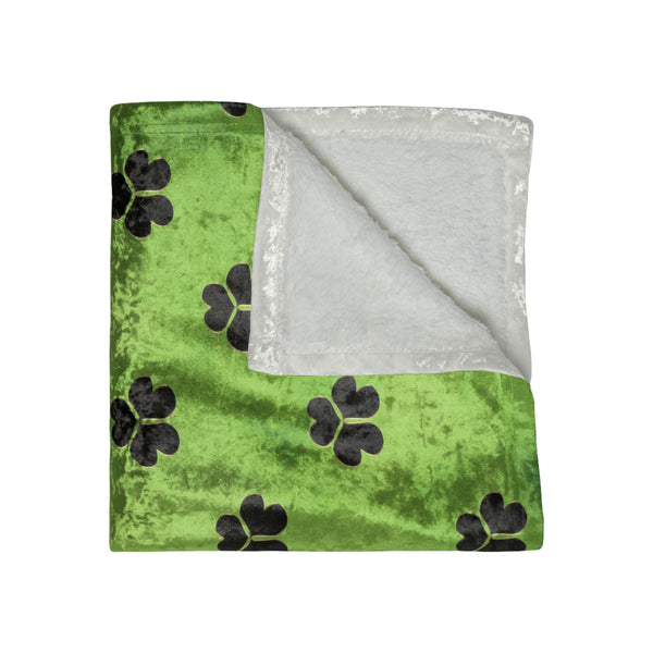 St. Patrick Shamrocks Decorative Throw Blanket