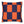 Orange & Purple Checkered Soft Pillow Cover
