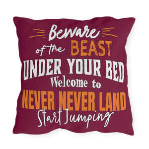 Virginia Tech Football Reversible Indoor Outdoor Pillow