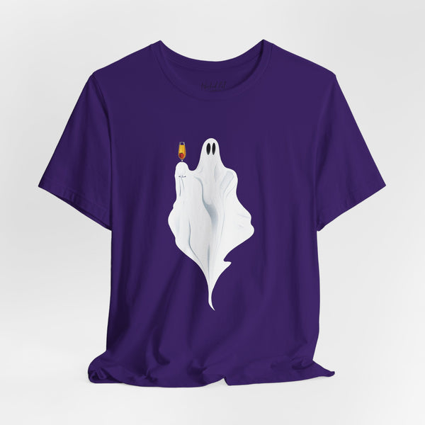 Champagne Ghost Cute Halloween T-Shirt