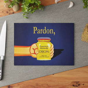 Pardon Grey Poupon Kitchen Decor Cutting Board