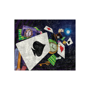 Alice in Wonderland Decorative Throw Blanket