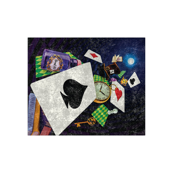 Alice in Wonderland Decorative Throw Blanket