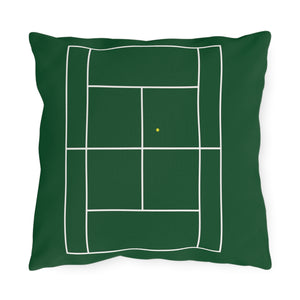 Tennis Outdoor Indoor Patio Throw Pillow