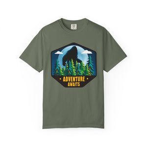 Bigfoot Adventure Awaits Funny Camping Comfort Colors® T-Shirt