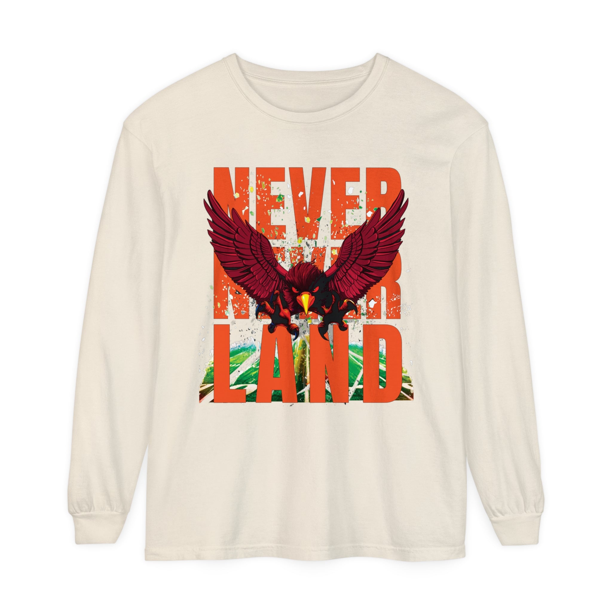 Comfort Colors® Never Never Land Hokies Long Sleeve Tee