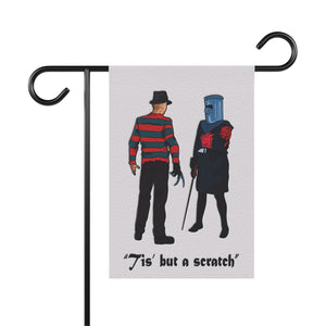 Freddy Krueger vs Monty Python Funny Halloween Yard Flag