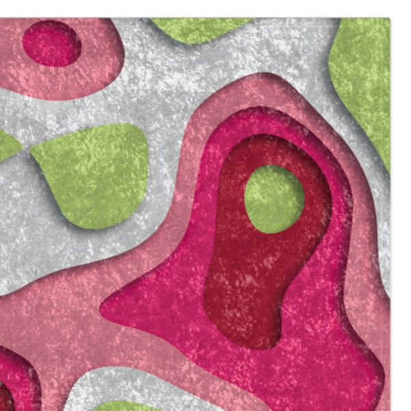 Abstract Festive Christmas Holiday Throw