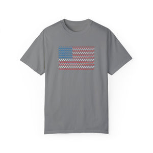 Martini USA Flag Patriotic Comfort Colors© T-Shirt