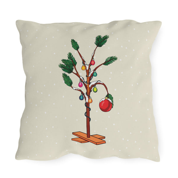 Charlie Brown Christmas Pillow Outdoor Throw Pillow