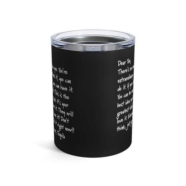 Funny Love Letter Sarcastic Drink Tumbler 10oz