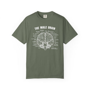 Male Brain Funny Men's T-Shirt Comfort Colors®