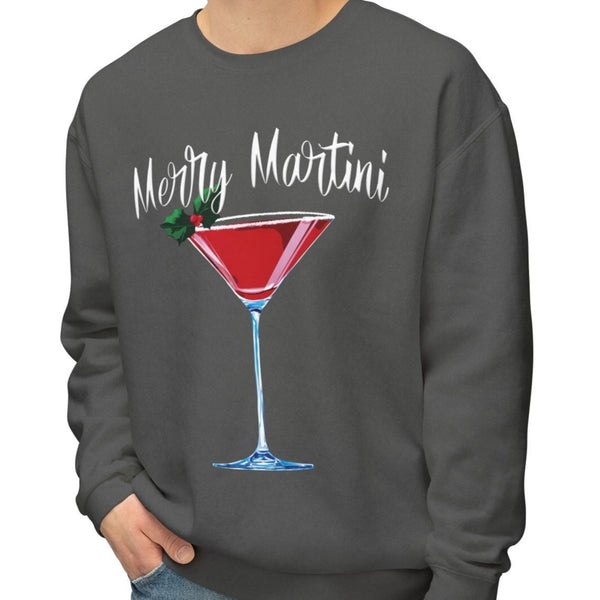 Comfort Colors® Merry Martini Christmas Sweatshirt