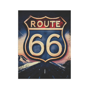 Route 66 Vintage Style Yard Flag