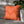 Vibrant Orange & Purple Reversible Faux Suede Pillow Cover