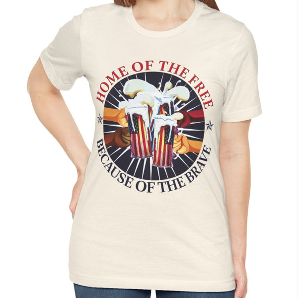 America Home of the Free July 4th Party T-Shirt
