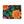 Soft sherpa blanket with 'Orange Floral Sherpa Throw' design