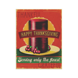 Garden flag with 'Cranberry Sauce Funny Retro Thanksgiving' design