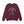 Maroon sweatshirt with a graphic of a cat tangled in Christmas lights and text the says 'I Regret Nothing'.