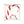 Red Candy Cane Velvet Pillow
