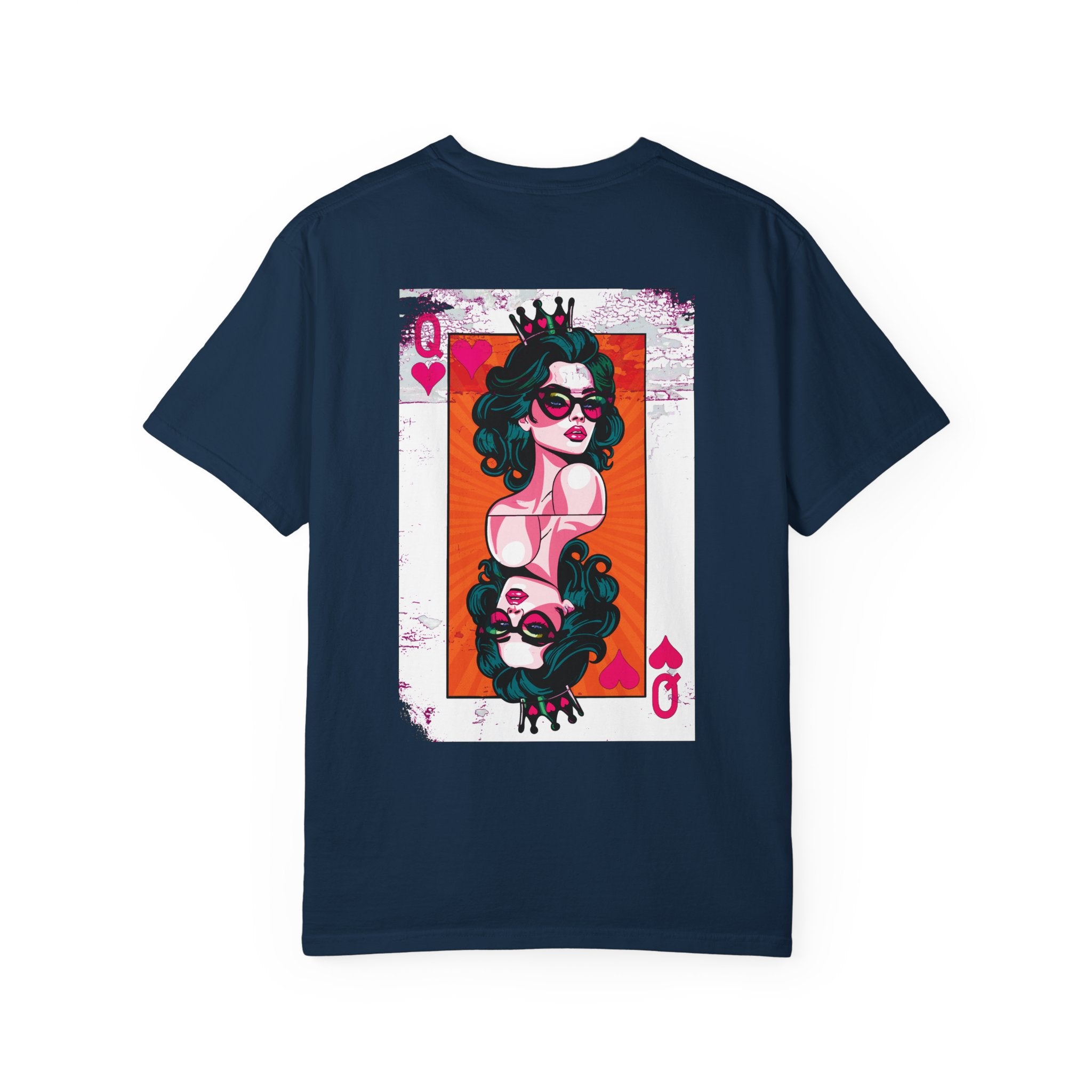 Comfort Colors® Retro Queen of Hearts Vintage Grunge T-Shirt