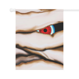 Mummy Eye Halloween Garden Flag